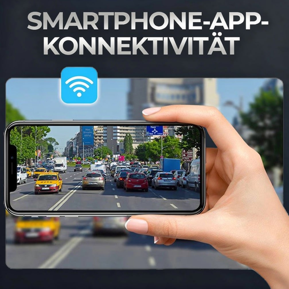 Dashcam für Auto vorne und hinten | Rückfahrkamera zum Nachrüsten | Auto Kamera | DriveCam