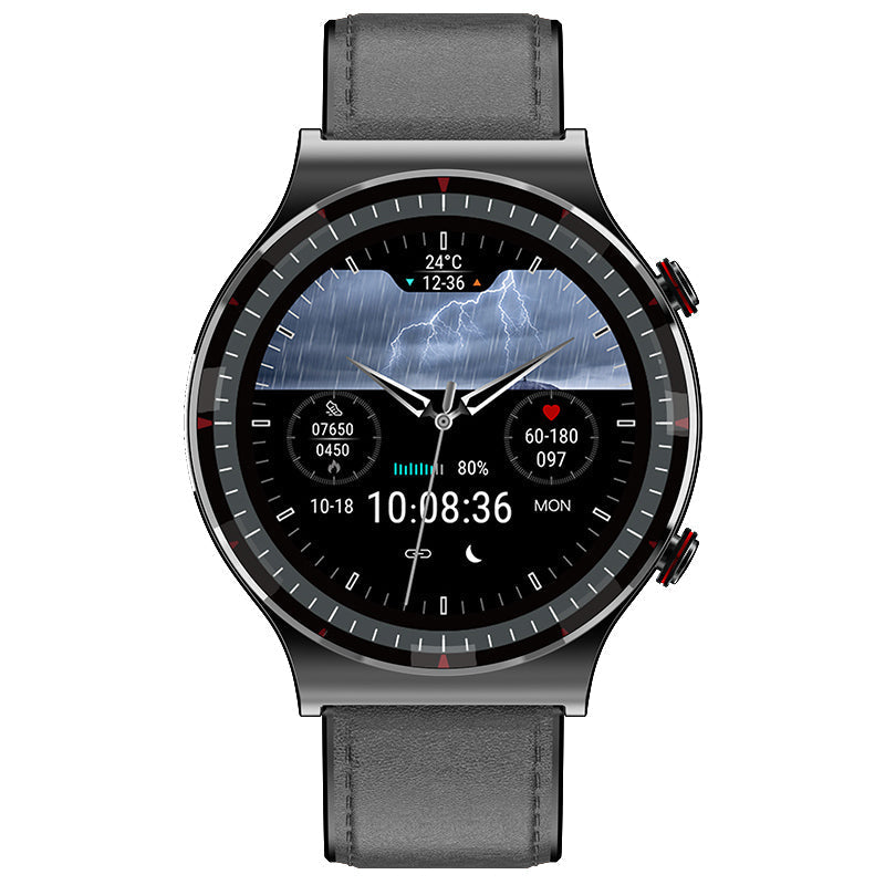 Medizinische EKG-Smartwatch | CFDA-zertifiziert | 512Hz High-Precision Biosensor | SpO2- & Herzfrequenz-Monitoring | KI-basierte Atemanalyse | IP67 Wasserdicht
