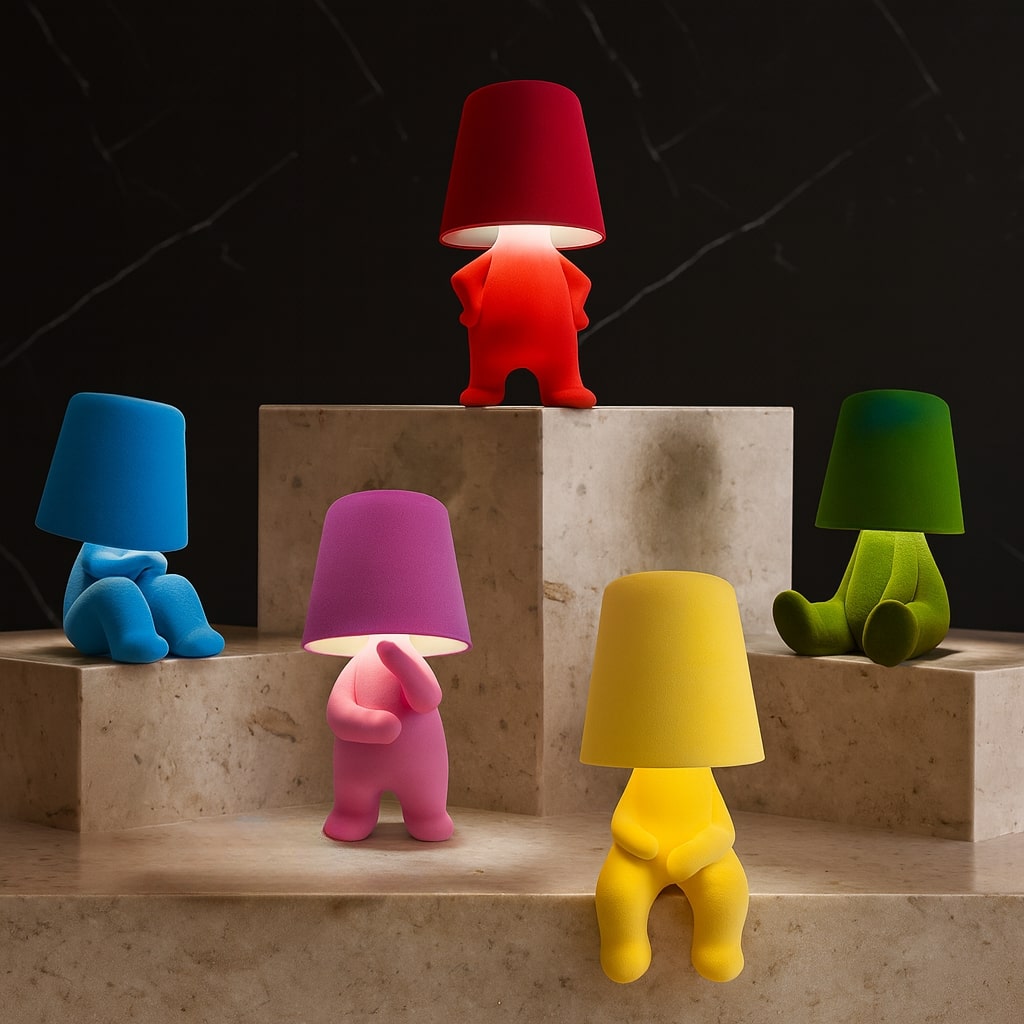 Tischlampe für das Kinderzimmer | Moderne Tischleuchte | Nachtlampe | GlowFigur