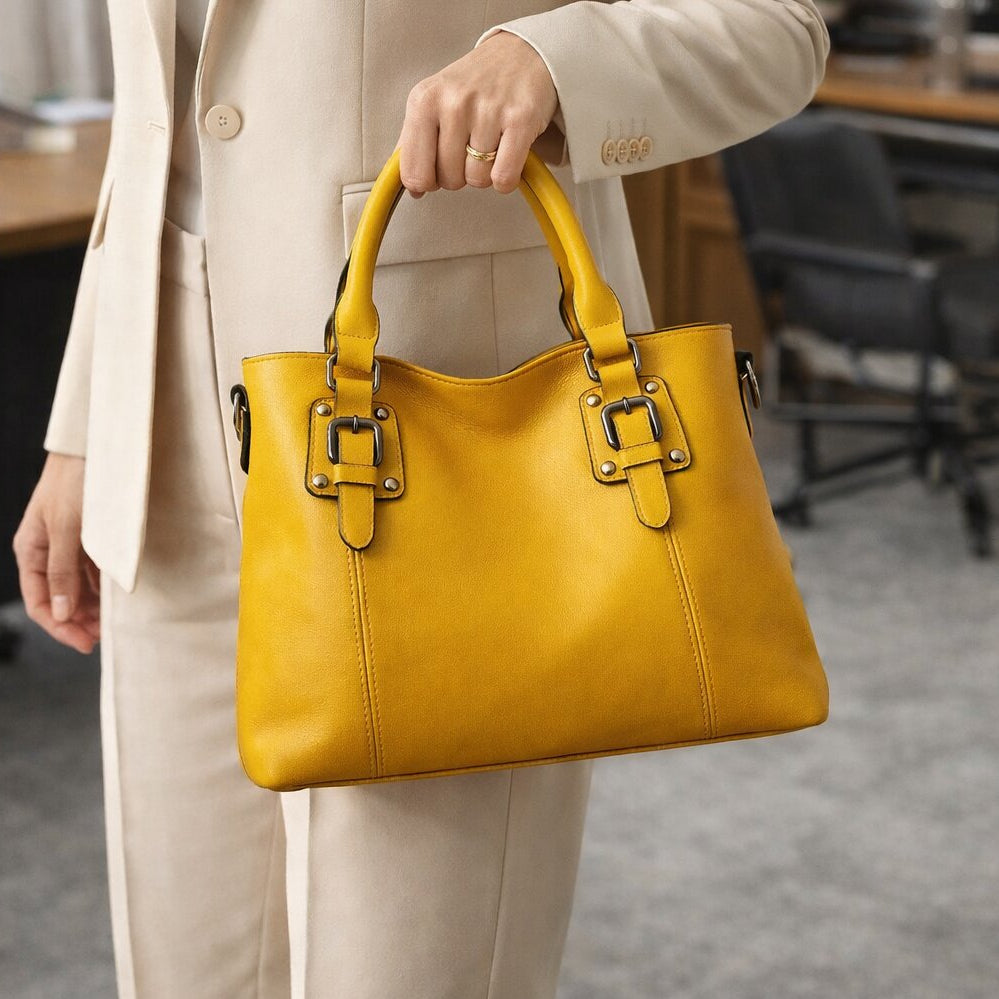 Handtasche für Frauen | Leder Umhängetasche | Schultertasche | Lunava