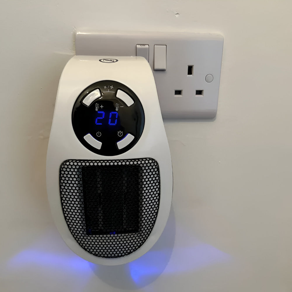 Keramikheizer | Steckdosenheizer | Leiser Mini-Heizer | ThermoDock