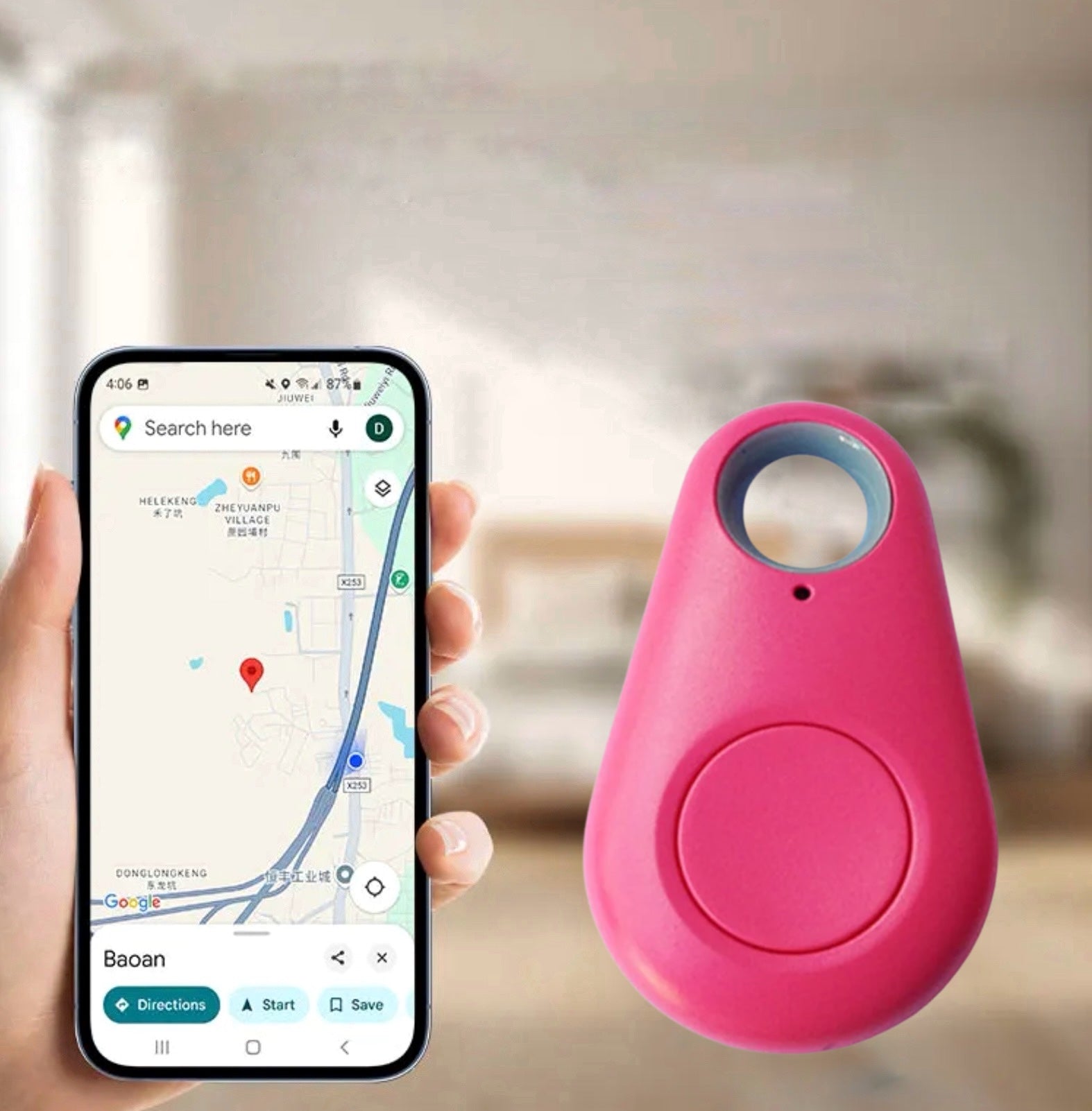 Mini GPS-Tracking-Gerät für Kinder mit Echtzeit-Ortung & SOS-Funktion