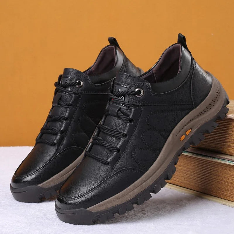 Bequeme und Wasserdichte Orthopädische Lederschuhe für Herren