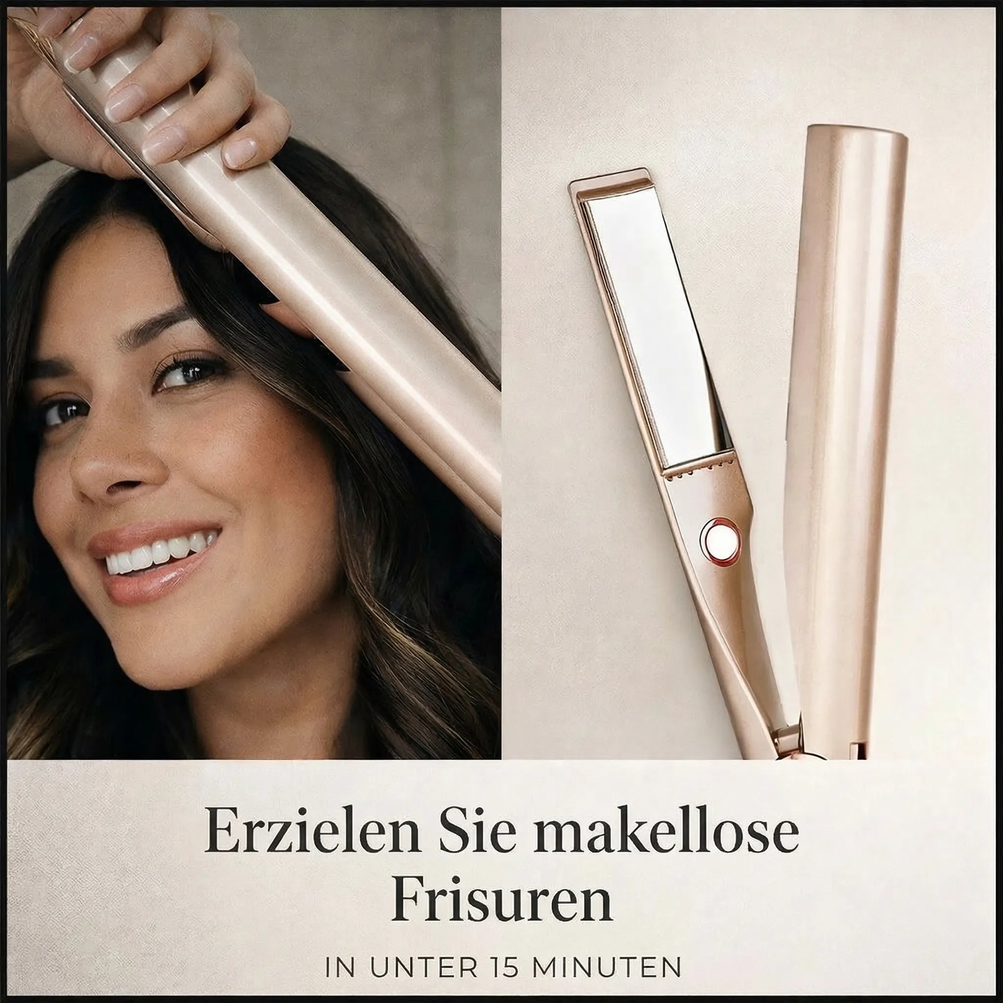Curling-Stab für perfekte Locken | Wellen-Eisen und Heißluftbürste für Salonfrisuren | CurlLover
