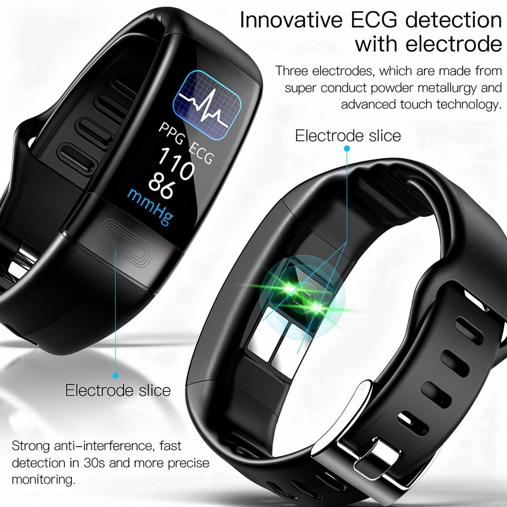 Smartwatch mit EKG, Herzfrequenz, Blutdruck & Schlaftracking für Männer und Frauen | Fitness Tracker | Vitaro